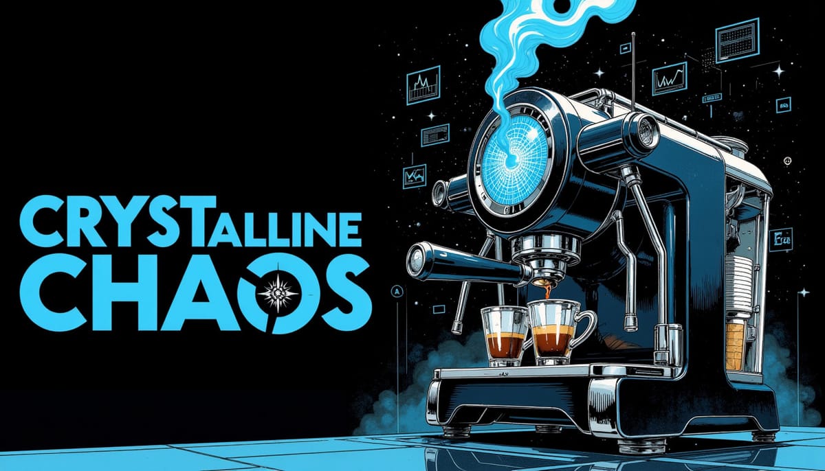 Crystalline Chaos: Nocturne's Regrets Rewritten by Corporate Corp's Emotional Theft.