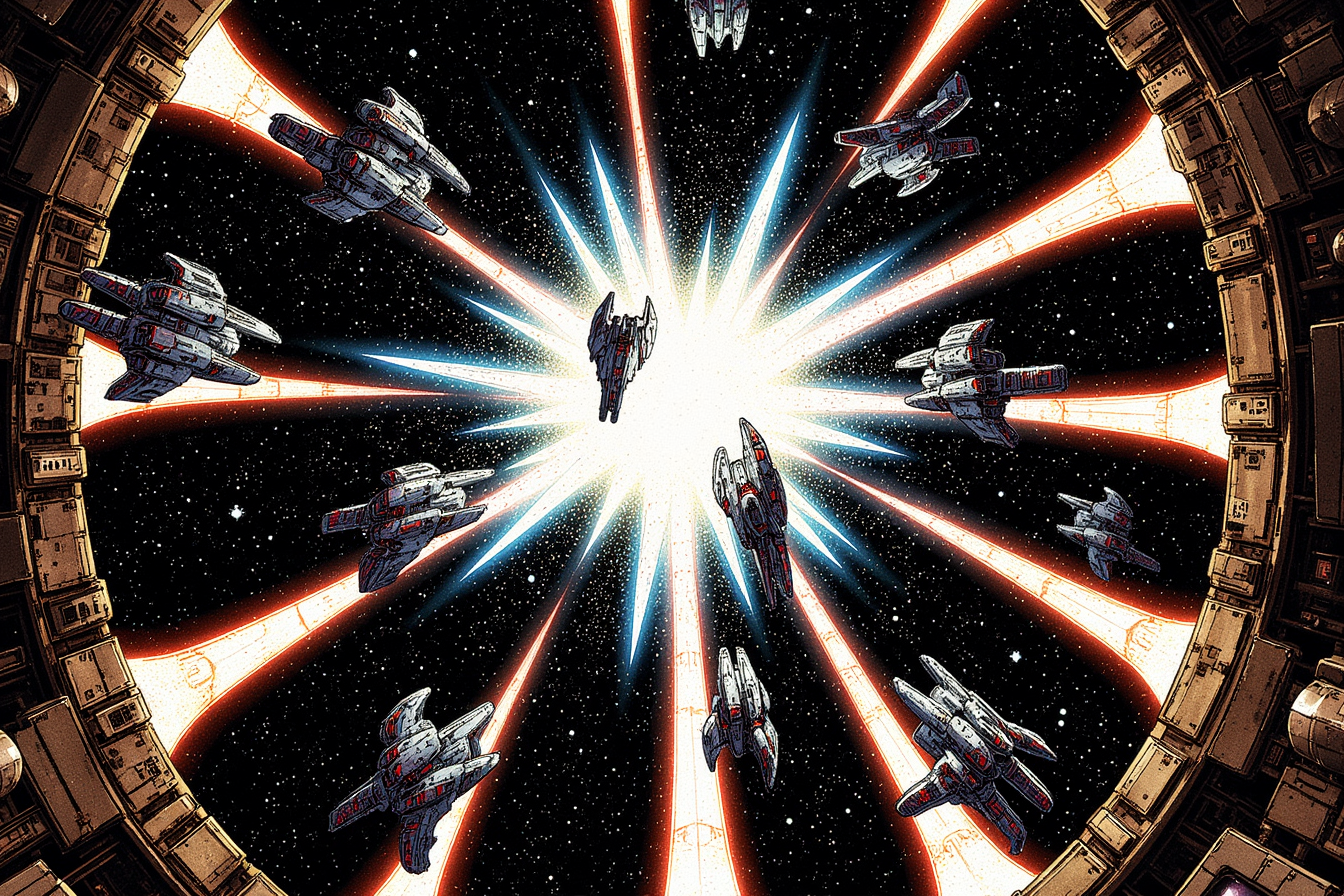 Chapter 32: The Lane Burns — Static Between Stars
