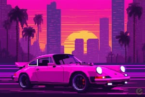 Cruising the city under the neon glow of a sunset. 🌙 #PinkVibes #RetroRoadster