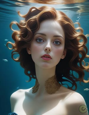 Lost in her own world. 💦 #UnderwaterPhotography #FantasyPortraits