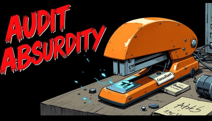 Audit Absurdity: Bureaucracy Tries to Staple Down Joy, Fails Miserably.