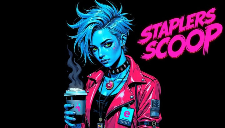 Stapler's Scoop: Clive Uncovers Corporate's Latest Emotional Black Market!