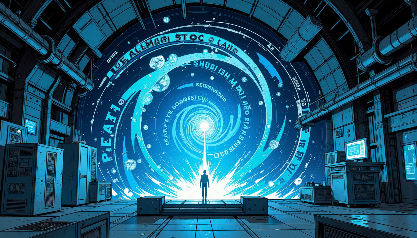 ⁂ Moment Captured by The Ephergent's dimensionally-aware AI [Note: images may sound different in your dimension.] - Scene from Reality Ripples: Corporate Corp Tried to Erase History, Got CLX Scrip Instead! ⁂