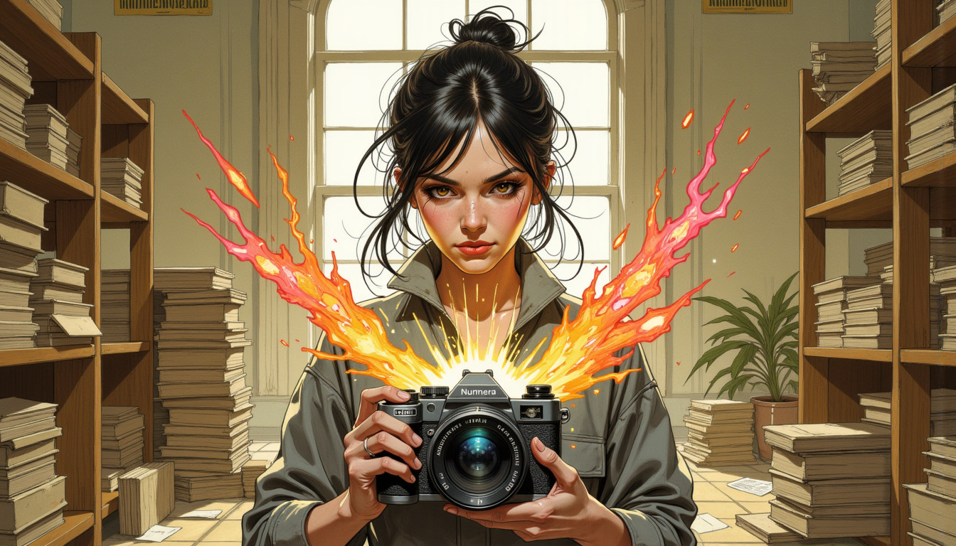 ⁂ Moment Captured by The Ephergent's dimensionally-aware AI [Note: images may sound different in your dimension.] - Scene from Loop Labyrinth: When Your Future is Already Filed by Corporate Corp ⁂
