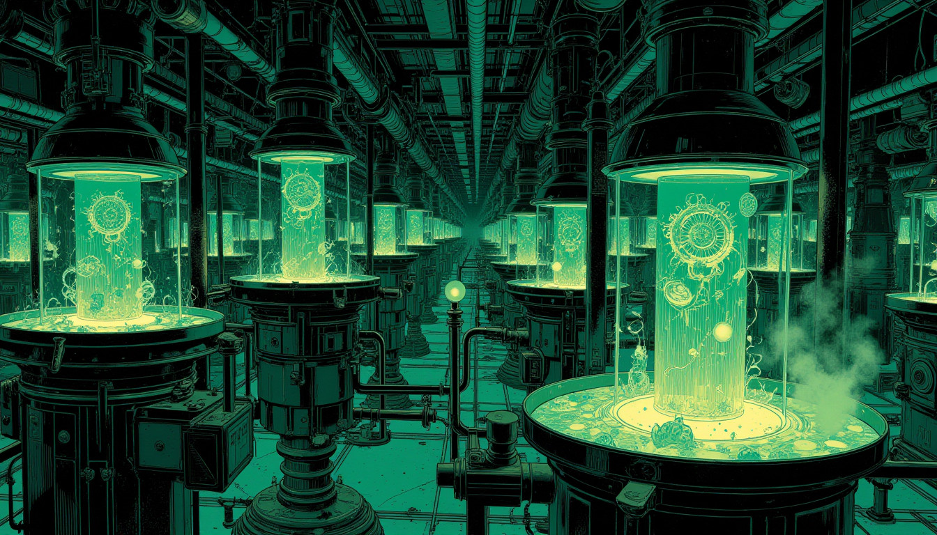 ⁂ Moment Captured by The Ephergent's dimensionally-aware AI [Note: images may sound different in your dimension.] - Scene from Dimensional Dilemma: Accidental Apocalypse Leads to Authentic Anxiety Supplements! ⁂