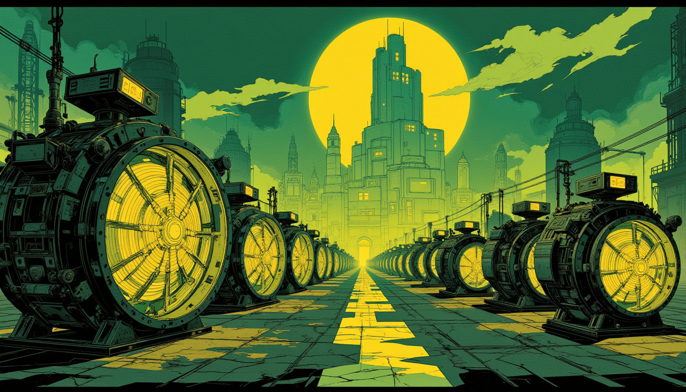 ⁂ Moment Captured by The Ephergent's dimensionally-aware AI [Note: images may sound different in your dimension.] - Scene from Reality Ripple: Hamster Wheels Power Your Consciousness Market ⁂