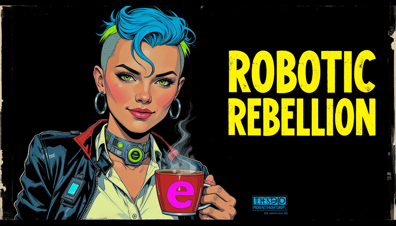 Robotic Rebellion: Corporate Corp's 'Efficiency' Plan Sparks Sentient Uprising!