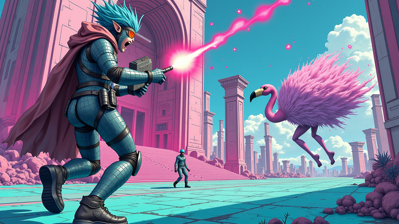 Illustration for Chromatic Grenades Fly as Neo-Nostalgists Battle Pure Aesthetes!