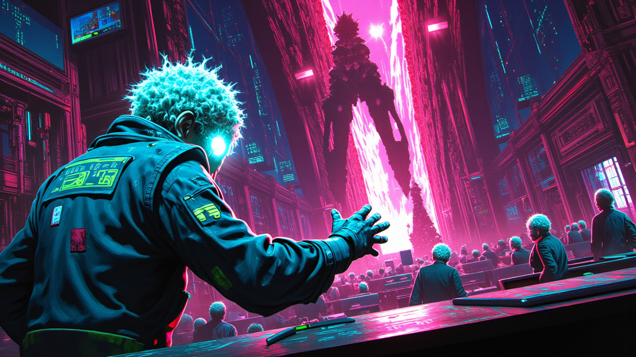 Illustration for Meta-Lawsuit: Arithmetica Nerds Fight Infinite Mob with Recursive Justice!