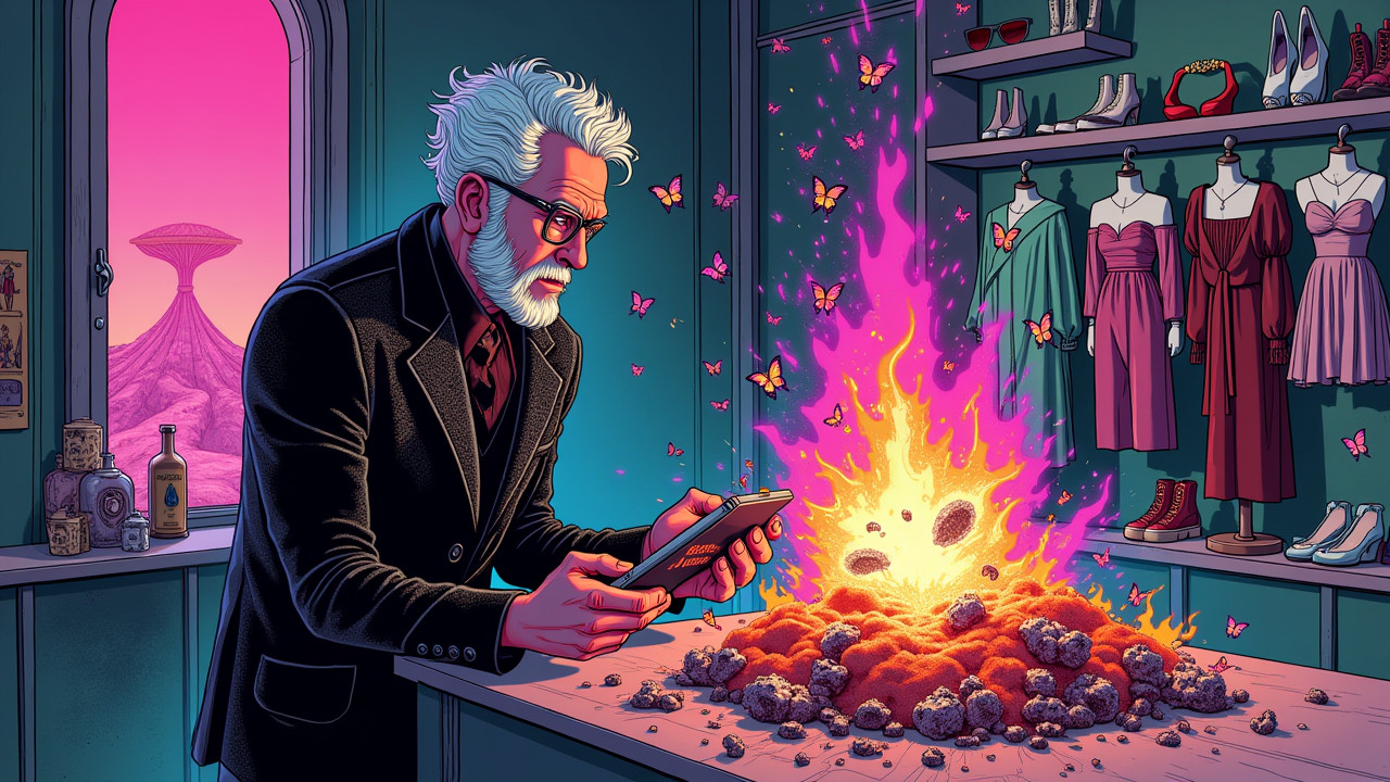 Illustration for Time to Ditch the Inferno Chic: Spontaneous Combustion No Longer Trending.