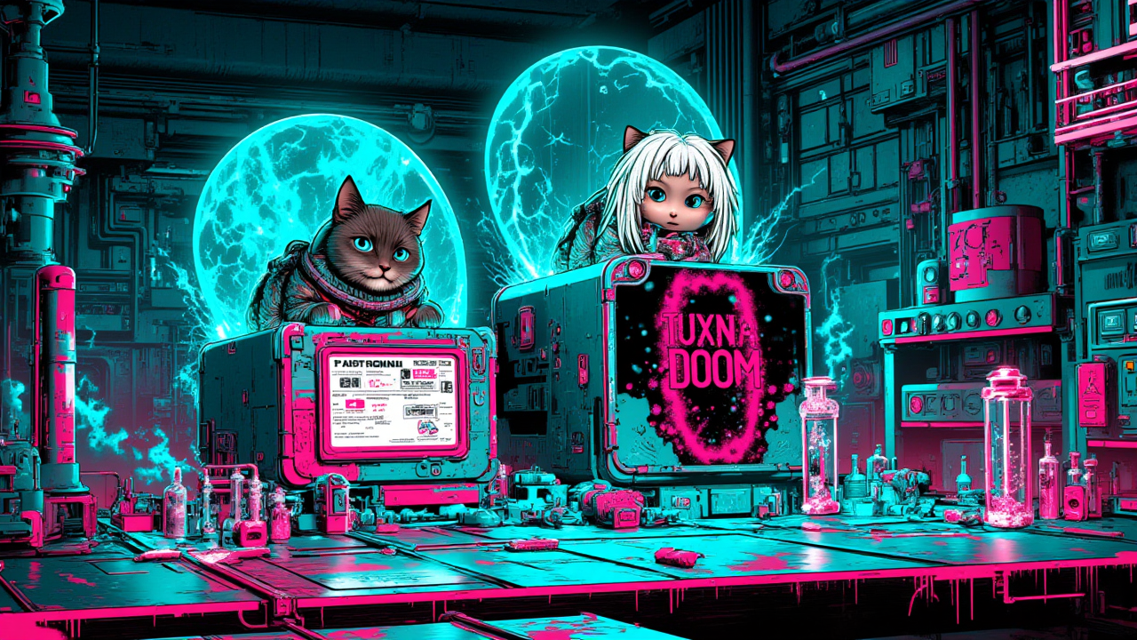 Illustration for Tuna Apocalypse Imminent? Feline Philosopher Breaks Reality, Chaos Math Predicts Doom!